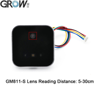 Módulo Lector de Códigos de Barras y Códigos QR Serie GROW GM811, Interfaz USB/UART, DC5V, para Supermercados, Estacionamientos, Windows, Arduino