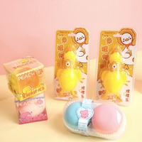 Jouets anti-stress TPR en forme de canard mignon à rebond lent, jouets à presser pour la décompression, jouets sensoriels pour enfants, directement de l'usine