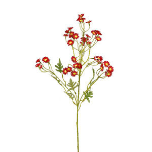 Fleurs artificielles en soie, marguerites à branche unique, haute simulation, pour décoration de mariage, maison et accessoires de photographie - Product Image 5