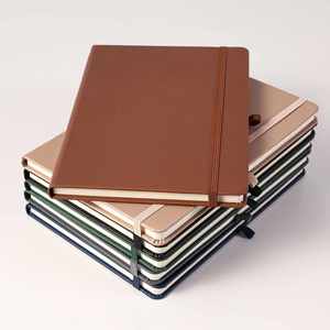 Libreta de Regalo Empresarial Personalizada al por Mayor, Diseño Personalizado, Alta Calidad, Tapa Dura A5, Correa de Cuero, con Impresión de Logotipo - Product Image 3
