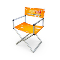 Chaise pliante en aluminium personnalisable avec logo de marque pour événements promotionnels – Chaise de directeur
