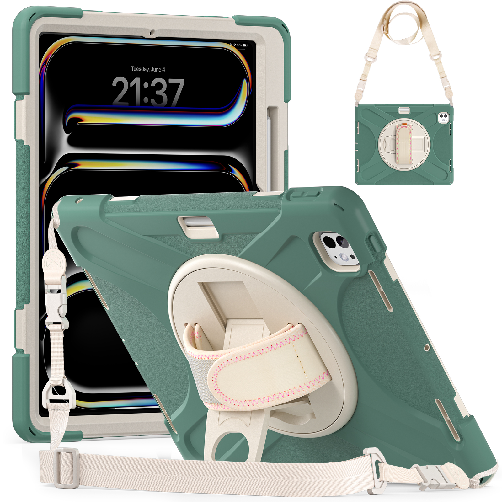 สีเขียว