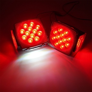 <span class=keywords><strong>Feux</strong></span> arrière LED 12V carrés submersibles pour <span class=keywords><strong>remorque</strong></span>, camping-car, petit <span class=keywords><strong>bateau</strong></span>, voiture de plage, <span class=keywords><strong>feux</strong></span> de freinage et de direction modifiés, <span class=keywords><strong>feux</strong></span> arrière de camion LED rouges - Product Image 4