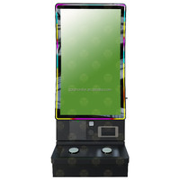 Permainan Koin Vertikal 27'' Kabinet Game Arcade Tombol Tekan Akseptor Aplikasi iOS Platform Perangkat Lunak Game Ketangkasan Ikan Online
