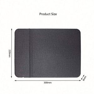 Tapis de souris à chargement sans fil 15W avec support pour le poignet, chargeur sans fil rapide, tapis de souris avec logo imprimé UV - Product Image 3