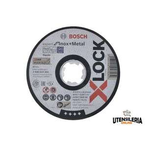 Disques à tronçonner Bosch X-LOCK pour acier inoxydable et métal ø 115mm plat 1mm (10pcs) - Product Image 5