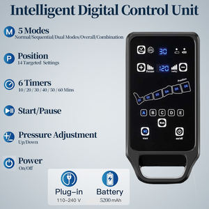 Bestseller 6-Kammer Elektrische Regenerations-Massagemaschine Luftkompressions-Stiefel Therapie Beinmassagegerät - Product Image 3