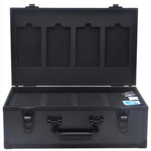 Boîte de rangement pour cartes de collection en alliage d'aluminium avec fenêtre de présentation, pour cartes gradées PSA, avec serrure TSA - Product Image 2