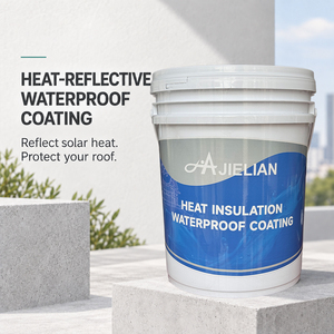 Peinture de refroidissement pour toiture métallique AJIELIAN, prix de gros, résistante aux intempéries, imperméable, isolation thermique, pour usine - Product Image 1