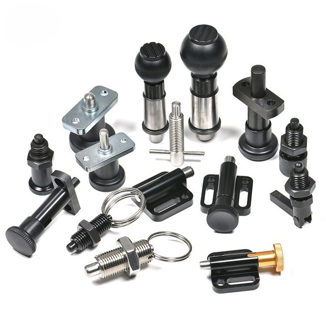 High Precision Index Plunger Pin Stainless Steel Clamping Positioning Lock Fixing Components and Industrial Assembly Use