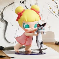 Figurines d'action en PVC Mart Baby Molly Baby Tabby Series, boîtes mystère mignonnes, jouets tendance, décoration d'intérieur, authentiques