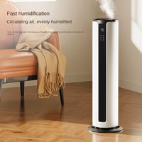Humidificateur d'air antibactérien à ultrasons pour sol, silencieux, chambre à coucher, grande capacité 9L, brume épaisse, hydratant, contrôle WIFI/tactile