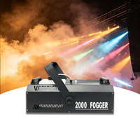 Machine à fumée DMX MINGLANG 2000W en gros d'usine avec télécommande, lumières multicolores AC 110-220V pour scène, concert et performance