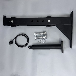 Machine murale Lat Pulldown avec entraînement fonctionnel à double <span class=keywords><strong>poulie</strong></span> à faible rangée pour la salle de sport à domicile | Équipement d'entraînement par câble peu encombrant - Product Image 4