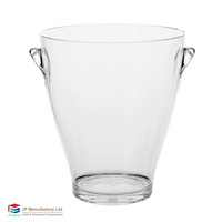 Seau à bière en plastique de 4,9 L, jaune, rouge, vert, grand seau à glace pour bière, résistant aux rayures, avec poignée