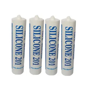 Asetat Menyembuhkan Besar Kaca Silicone Sealant Lem Kaca