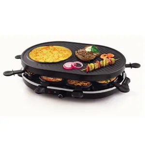 Grill à <span class=keywords><strong>raclette</strong></span> <span class=keywords><strong>rond</strong></span>, grill électrique d'intérieur - Product Image 1