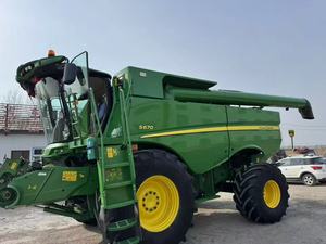 รถแทรกเตอร์สำหรับการเกษตรใช้ในฟาร์มมือสองรถตักดิน John Deer S670 D - Product Image 6