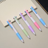 Penne a Sfera in Plastica Colorate con Impugnatura Morbida, Flusso Continuo di Inchiostro, Stampa Logo, Design Retrattile, Alto Valore Estetico, Vendita Diretta