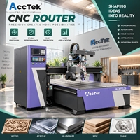 Routeur CNC automatique 1325 avec broche de scie pour la fabrication d'armoires, routeur CNC bois 1325 1530 2030 2040 avec scie de découpe
