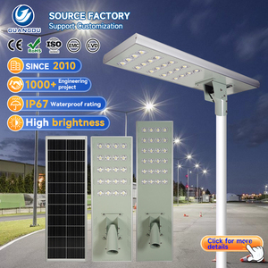 Lámpara Solar LED Integrada Todo en Uno de Alta Luminosidad para Exteriores, Impermeable IP65, de Aluminio Fundido a Presión, 500w 800w - Product Image 1