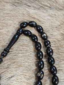 Cuentas de cuerno de búfalo, Tasbih, artesanía natural, accesorios devocionales hechos a mano para meditación, práctica religiosa y cultural - Product Image 3
