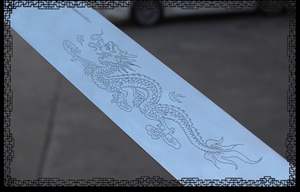 Espada Tradicional Chinesa de Wushu com Cabo Preto, Armas de Kung Fu Wushu - Product Image 4