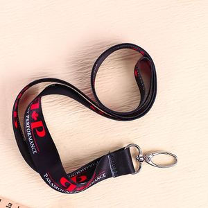 Lanière personnalisée en polyester souple avec boucle de sécurité promotionnelle, impression dorée sur mesure du logo - Product Image 6