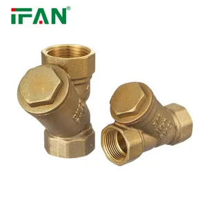 IFAN High Pressure Y Strainer Valve Brass Filter Control Valve Plumbing Strainer Valve Filter