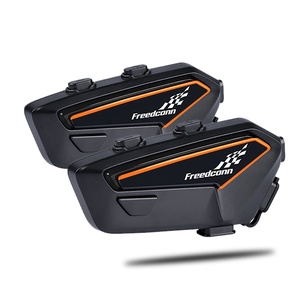 <span class=keywords><strong>FreedConn</strong></span> F1 Motocicleta Full Duplex Riders moto Bluetooth Intercomunicador Casco de motocicleta para Tipo-C Interfono de emparejamiento universal - Product Image 2