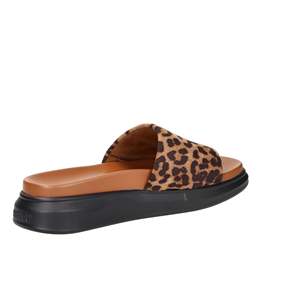 Ciabatte Donna Low Slipper SASS250261 con Stampa Leopardata Color Tortora, Sandali con Plateau, Scarpe Comode alla Moda per Donne - Product Image 5