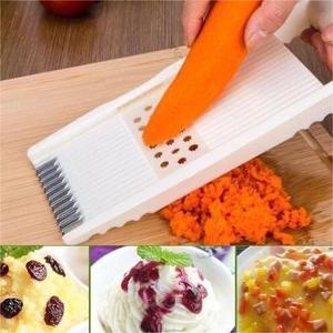 Coupe-légumes Râpe à pommes de terre et à carottes Lame en acier inoxydable Épluche-fruits Hachoir <span class=keywords><strong>Presse</strong></span>-ail <span class=keywords><strong>Manuel</strong></span> Cuisine de haute qualité - Product Image 4