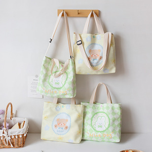 Dessin animé <span class=keywords><strong>sac</strong></span> fourre-tout toile école filles mignon concepteur mode fantaisie sacs à main en gros pas cher <span class=keywords><strong>sac</strong></span> à main à la mode sacs à main 2024 - Product Image 1