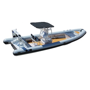 Artículo novedoso con certificación CE, costilla de aluminio de fibra de vidrio rígida de PVC duradero, 760, bote inflable, pesca, deportes, venta fuera de borda - Product Image 4
