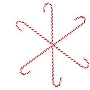 कारखाने थोक हस्तनिर्मित 3 रंग क्रिसमस पेड़ सजावट के लिए सजावटी प्लास्टिक कैंडी - Product Image 3