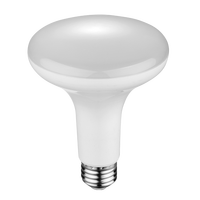   Projecteur LED BR30 homologué ETL, puissance réelle 9W/8W/7.2W, équivalent 65W, 120V, dimmable, culot moyen E26