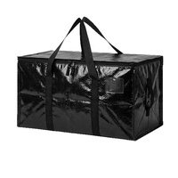 Sacs de rangement pliables en PP, grands, résistants, anti-poussière, compressibles, personnalisables, avec poignées et fermetures éclair, pour déménagement et literie