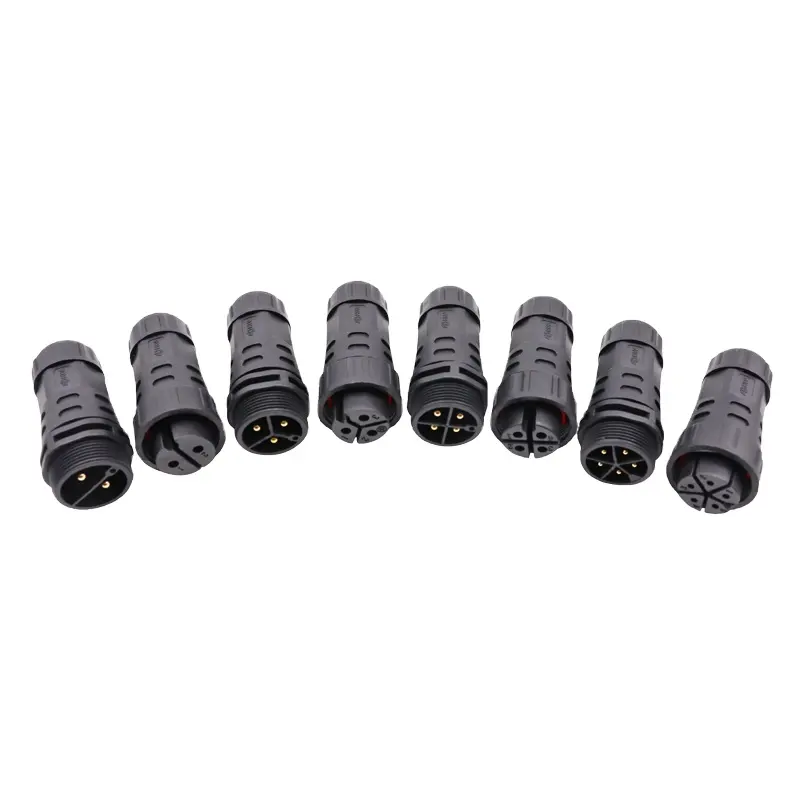 AOHUA M25 assemblaggio spina impermeabile e connettore del cavo della presa 4 pin ip67 IP68