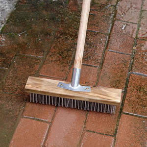 DS4019 Brosse <span class=keywords><strong>de</strong></span> sol en fil métallique à usage multiple pour salle <span class=keywords><strong>de</strong></span> bain Baignoire Carrelage Brosse <span class=keywords><strong>de</strong></span> sol en acier inoxydable - Product Image 4