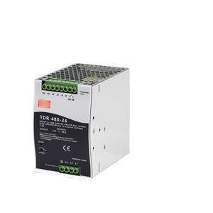 Alimentation électrique économique et compacte MEAN WELL TDR-480-24 480W pour rail DIN. Nouvelle marque et original en stock - Product Image 1
