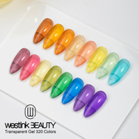 Vernis Gel Ongles Personnalisé Translucide Effet Gelée 320 Couleurs, Fabrication Sans HEMA, Vernis Gel UV OEM