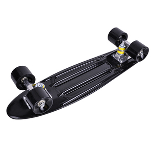 Haute qualité en plastique Cruiser poisson couleur unie court 22*6 pouces 4 grandes roues en polyuréthane planche à roulettes - Product Image 3