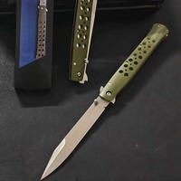 Couteau pliant d'extérieur CN G10 de haute qualité, couteau tactique multi-usage essentiel et tranchant pour le camping