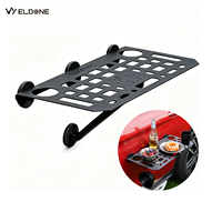 Table pliante portable en alliage d'aluminium à fixation magnétique pour camping, petite voiture, camping-car, intérieur, café mobile, rangement domestique