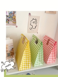 Tấm plaids mô giấy đầy màu sắc kiểm tra pastel Quà Tặng Giấy Gói trang trí nghệ thuật giấy cho sinh nhật DIY Thủ công mỹ nghệ trang trí nội thất - Product Image 5