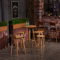 Chaises hautes en bois de haute qualité, tabourets de bar, chaises hautes pour table de bar