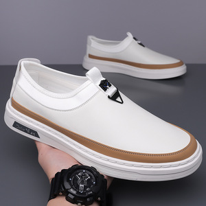New Arrival Sneakers German <strong>Trainer</strong> Style Trendy Soft slip on <strong>White</strong> Shoes for <strong>Men</strong> - Product Image 3
