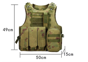 Jsh OEM OBM ODM đa chức năng chiến thuật vest với tải lớn an ninh ngoài trời bảo vệ vest tấm Carrie DDP USA - Product Image 2