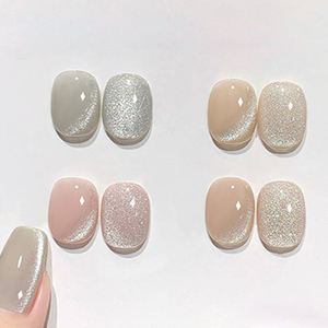 AILANUO venta al por mayor muestra gratis Oem Magic Cat Eye Nail Gel polaco 12 colores más nuevo Color Nude Cat Eye Gel reflectante - Product Image 1