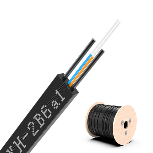 2 Core Fibre Optical Cable Indoor FTTh Duct Drop Cable